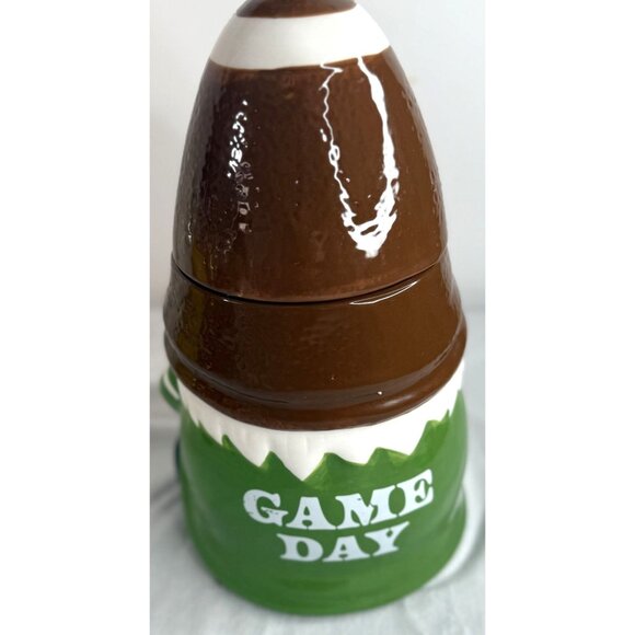 Football-Themed Gnome Ceramic Candle By Martha Stewart - Picture 4 of 5